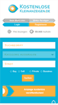 Mobile Screenshot of kostenloseanzeigen.de